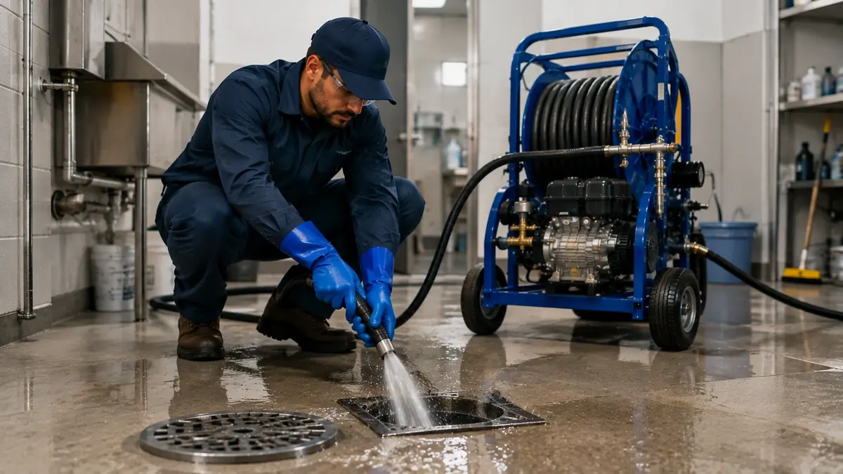 Floor Drain Hydro Jet Cleaning in La Canada Flintridge