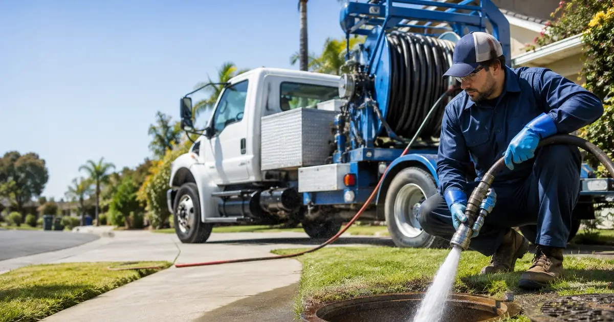 Hydro jet sewer cleaning La Canada Flintridge