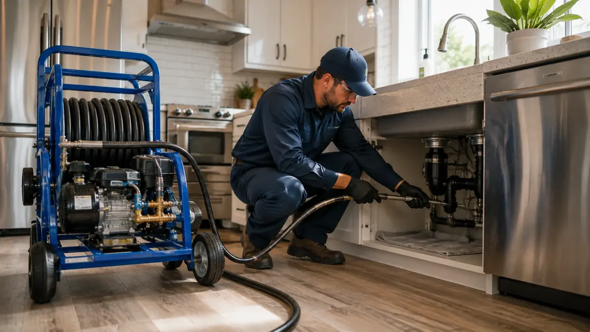 Kitchen Drain Hydro Jetting in La Canada Flintridge