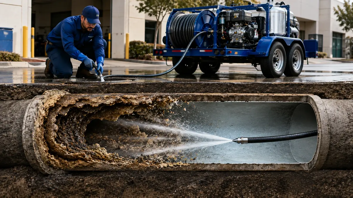 Sewer Pipe Descaling in La Canada Flintridge